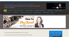 Desktop Screenshot of clarinetmentors.com